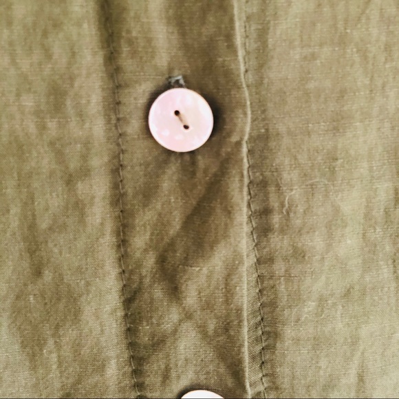 Pour Moi Italian Linen Blend  Green Oversized Dress - Women’s M - Picture 4 of 6